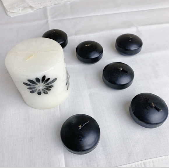 Bowring Candles Black Tea Light Candles | Bedazzled Flower Candle💕 - Picture 6 of 6